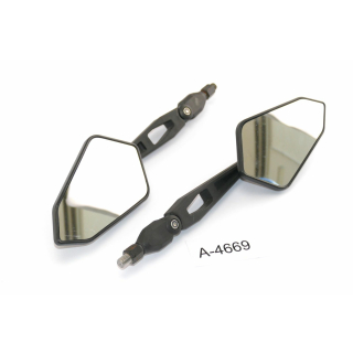 Handlebar mirror swiveling suitable for Yamaha FZR 600 - Mirror Universa TYP02l A4669
