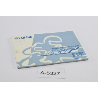Yamaha XT 660 R DM01 BJ 2004 - Manual de instrucciones A5327