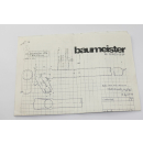 Baumeister ASL for Zundapp KS 50 530-01 - handlebar handlebar stub HLK 3 NEW A4017