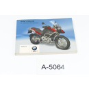 BMW R 1200 GS Adventure year 2008 - operating instructions A5064