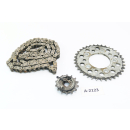 Honda XBR 500 PC15 Bj 1988 - chain set chain kit A2123