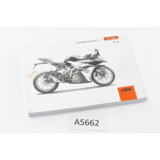 KTM RC 390 2018 - Manuel dutilisation allemand A5662