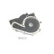 BMW K 1200 GT K12 2003 - water pump cover engine cover A6022