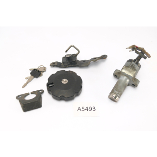 Honda XL 600 LM PD04 1986 - kit de verrouillage de bouchon de réservoir de serrure de contact A5493