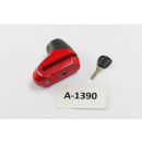 ABUS per BMW R 100 RT 247 1991 - blocca disco freno rosso...